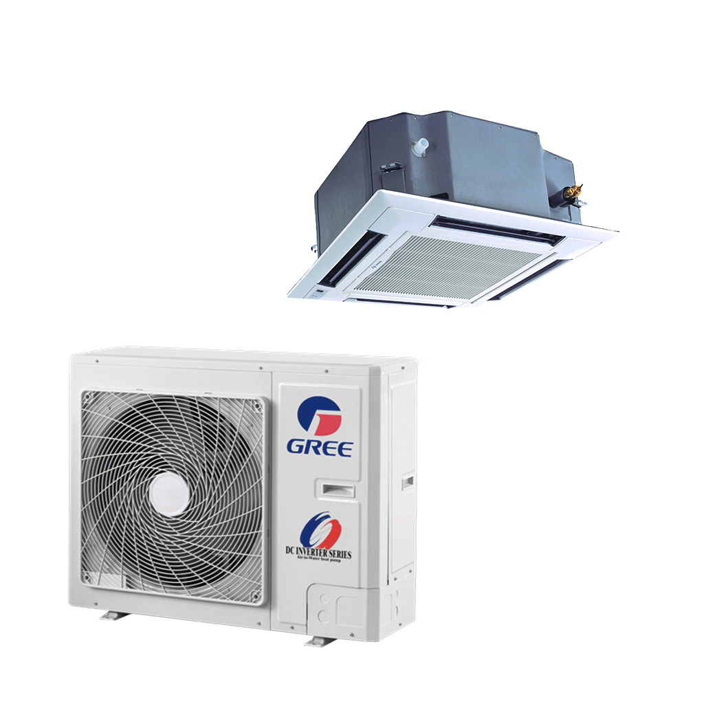 GREE, klima uređaj komplet U-MATCH kazetna, GUD140W1/NhA-X/GUD140T1/A-S