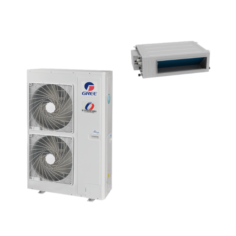 GREE, klima uređaj komplet U-MATCH kanalna, GUD160W1/NhA-X/GUD160PHS1/A-S